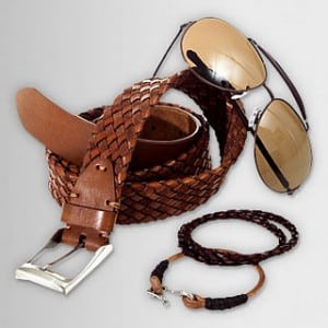 Accessoires pour hommes- ceinture et lunettes de soleil pour hommes